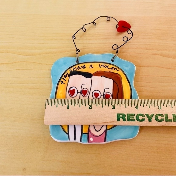 Sandra Magnasum for Silvestri "They share a vision" wall hanging - Picture 9 of 10